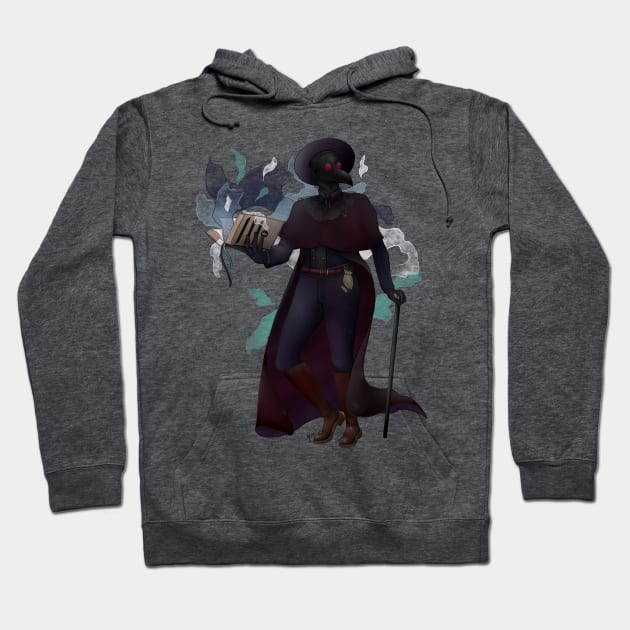 ASAW Oriented Aroace Plague Doctor Hoodie by Qur0w